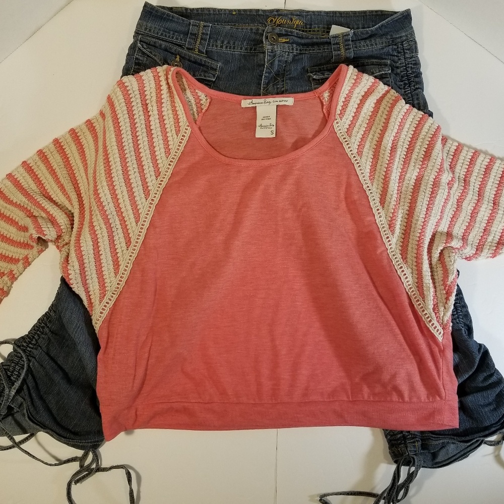 American Rag  Dolman Sleeve Top S